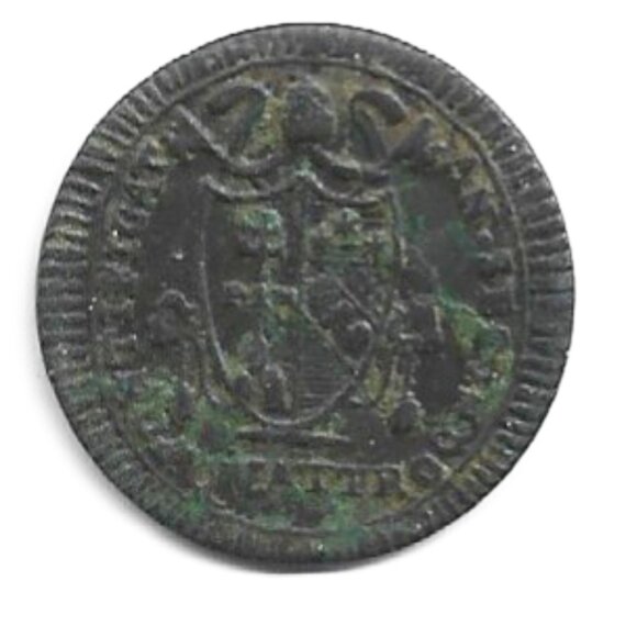 1802 Papal States Pius VII Quattrino Coin (b199) - Picture 1 of 2
